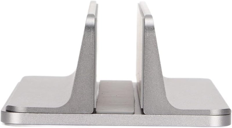 Aluminum Alloy Vertical Laptop Stand Adjustable Foldable Holder with Anti Slip Mat - Image 4